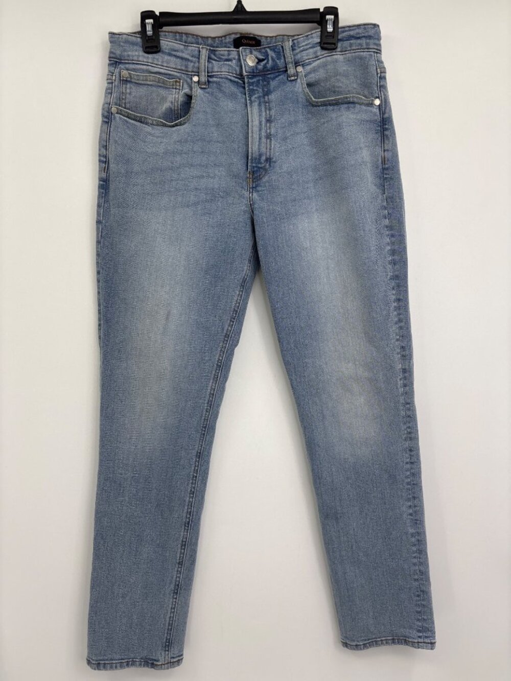 Quince Mens Warren Stretch Slim Straight Leg Jean Artic Blue 34X32